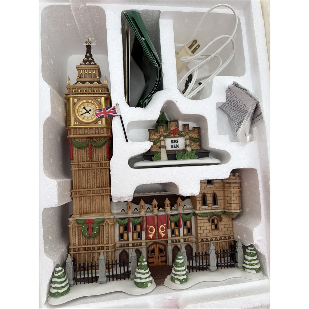 Department 56 Dickens Village Historical Landmark Christmas "Big Ben" #58341 - Picture 2 of 11